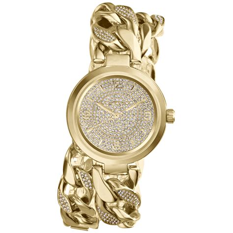 michael kors link bracelet watch|michael kors pave bracelet.